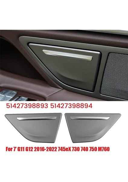 1paır Arka Kapı Kültray Trim Panel Kapak 51427398893 51427398894 Bmw 7 Serisi G11 G12 16-22 745EX 730 740 750 M760 B (Yurt Dışından) fiyatları