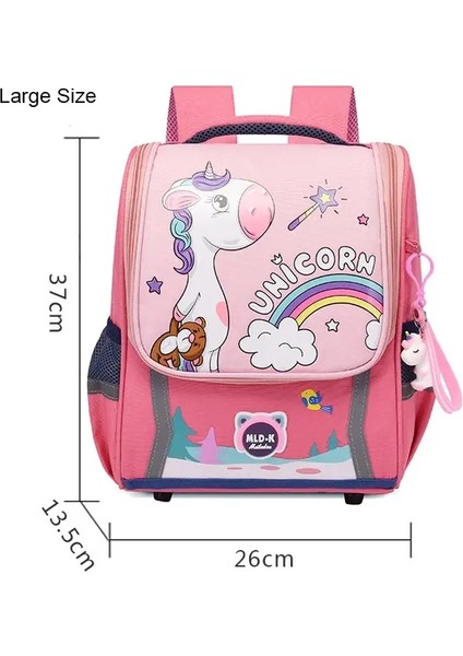 Sevimli Dinozor Çocuklar Ilkokul Backpack 1 Sınıf Sac A Dos Paketi Boys Kartış Başka Çalışmaları Kılchıels Mochıla Hombre Renk: Büyük Karpuz Kırmızı (Yurt Dışından)
