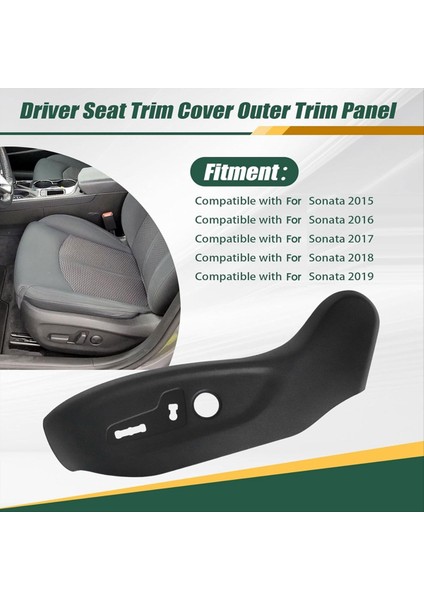 Sürücü Koltuk Döşeme Kapağı Dış Trim Panel 88051-C2020-HYUNDAI Sonata Için Deneme 2015-2019 Koltuk Dış Trim Panel (Yurt Dışından) fırsatları