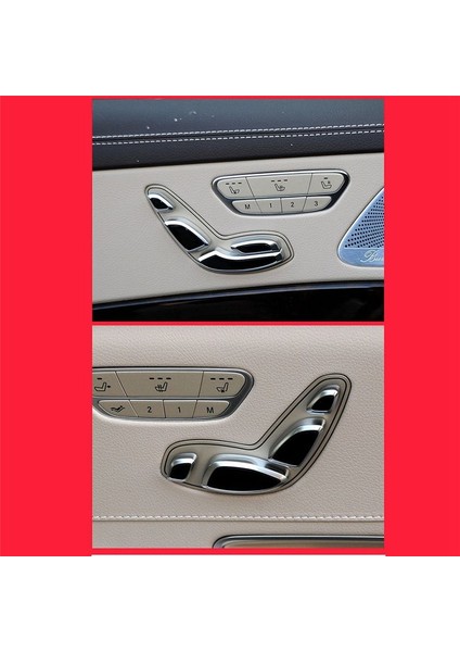 Sağ Side Switch Assy Koltuk Başlık Düzenleyici Düğmesi A2229058200 Mercedes W222 W217 S-Serisi 2014-2022 Chrome Cover (Yurt Dışından) fırsatları