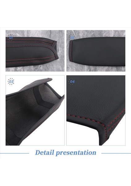 Otomobil Merkezi Konsolu Koltuk Kutusu Kapağı Honda Civic 8th Gen 2006 2007 2008 2009 Için Deri Koruma Pedi (Yurt Dışından) fırsatları