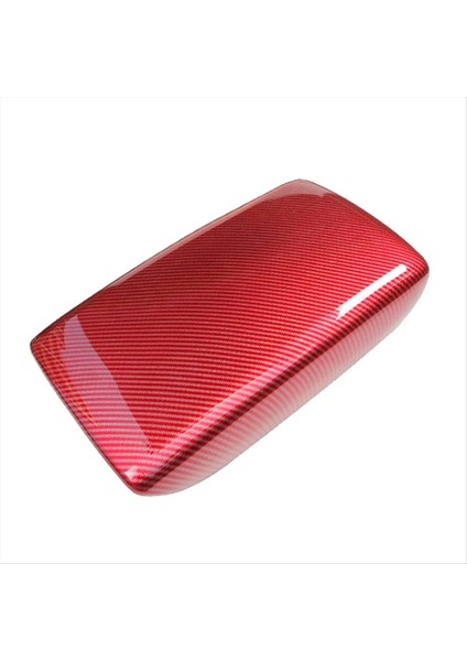 Karbon Fiber Kırmızı Iç Koltuk Artözü Kutu Panel Trim Araba Honda Civic Için Merkezi Koltuk Paneli Panel 11TH 2021-2023 (Yurt Dışından)
