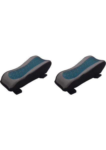 2x Bellek Köpük Soğutma Jel Sandalyesi Koltuk Pedleri Ofis Oyun Sandalyeleri Basınç Yıkıcı Yastık (Yurt Dışından)