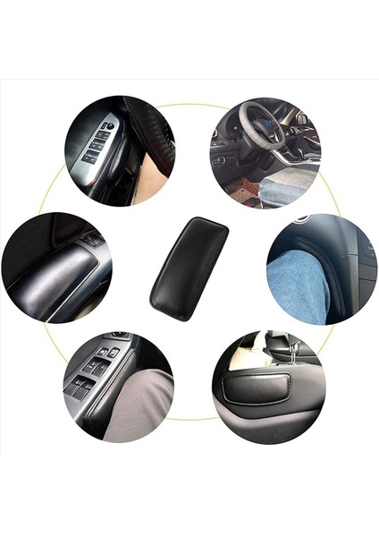 Evrensel Araba Arka Dönem Yastığı Otomotiv Yumuşak Deri Merkez Konsol Diz Yedi Kapısı Koltuk Dirsek Pedi Konfor Yastığı 4 Pcs (Yurt Dışından) modelleri