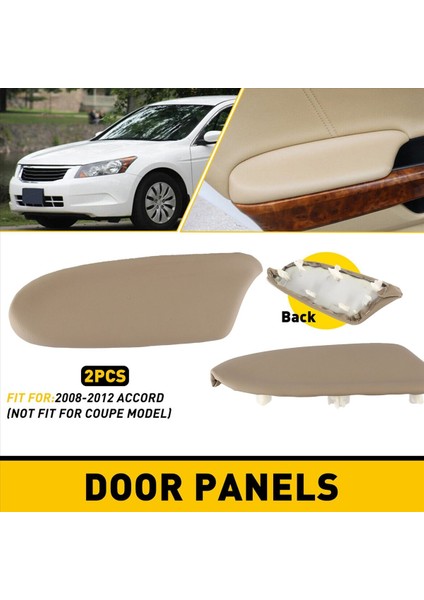 1paır Arka Kapıları Kolap Kapak 83753-TAO-A31ZC 83703 Honda Accord Için TAO-A31ZC 08-12 Araba Tutucu Panel Kapakları Bej (Yurt Dışından) modelleri