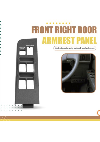 Toyota Land Cruiser Için Yeni Ön Kolçak Paneli Pencere Anahtarı Çerçeve 1991-1997 Kapı Pencere Anahtarı Kapağı R 74231-60070-B0 (Yurt Dışından) fırsatları