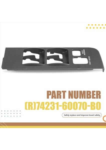 Toyota Land Cruiser Için Yeni Ön Kolçak Paneli Pencere Anahtarı Çerçeve 1991-1997 Kapı Pencere Anahtarı Kapağı R 74231-60070-B0 (Yurt Dışından) indirimleri