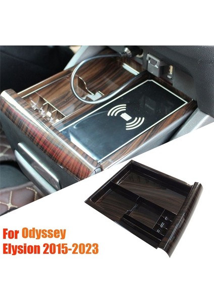 Honda Odyssey Elysion 2015-2023 Için Araba Koltuk Saklama Kutusu Merkez Konsol Organizatör Tepsi Para Tutucu Mahogany (Yurt Dışından) fırsatları