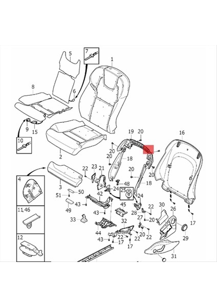 39831664 39831666 Araç Ön Emniyet Kemer Kapağı Koltuk Trim Panel Volvo XC90 XC60 V90 V60 S90L S60 S90 2017-2024 (Yurt Dışından) indirimleri