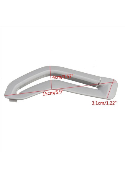 Volvo Için 5x S60 S80 V70 XC90 Sol Emniyet Kayışı Retraktör Kılavuzu Halka Kayışı Seçici Kapı Emniyet Kemer Döşeme Kapağı Gri 39966529 (Yurt Dışından) fırsatları