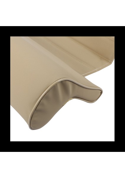 2x Evrensel Araba Koltuğu Deri Deri Bacak Pad Desteği Uzatma Mat Yumuşak Ayak Desteği Bacak Deri Deri Diz Yedi Bellek Bej (Yurt Dışından) fırsatları