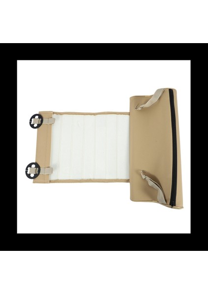 2x Evrensel Araba Koltuğu Deri Deri Bacak Pad Desteği Uzatma Mat Yumuşak Ayak Desteği Bacak Deri Deri Diz Yedi Bellek Bej (Yurt Dışından) indirimleri