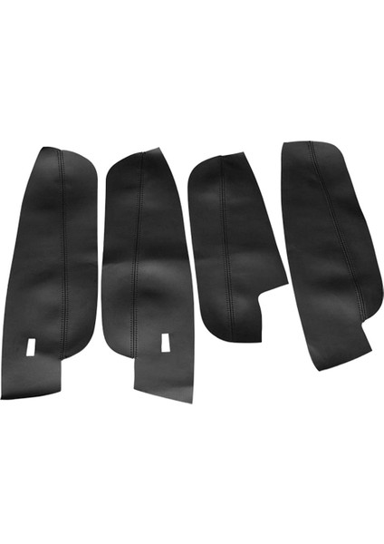 4pcs Mikrofiber Deri Iç Kapı Kolu Kol Dayama Paneli Kapağı Tiguan 2017 2018 2019 Için Koruyucu Döşeme (Yurt Dışından)