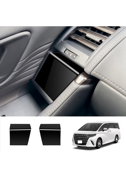 3x Araç Parlak Siyah Cam Anahtar Üst Panel Dekorasyon Kapısı Toyota Alphard 40 Serisi 2023+ (Yurt Dışından) fırsatları
