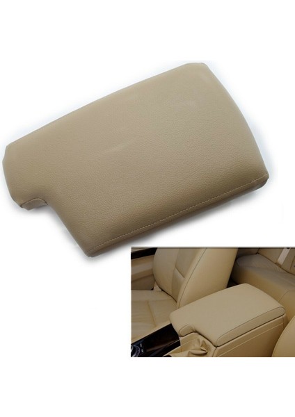 Deri Koltuk Merkezi Kutu Konsolu Kapak Kapağı For-Bmw 3 Serisi E90 E91 E92 E93 2005-2013 Bej (Yurt Dışından) fırsatları