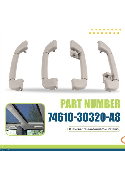 4pcs/lot Çatı Çekme Saplama Ahşap Tutamak Lexus Toyota Land Cruiser Camry Iç Çatı Tutucu 7461030320A8 Gri (Yurt Dışından) indirimleri