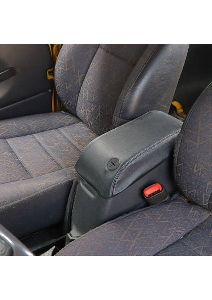 Jeep Wrangler Tj 1997-2006 Otomobil Merkezi Konsol Koltuk Kutusu Kapak Ped Iç Aksesuarları Pu Siyah (Yurt Dışından) modelleri