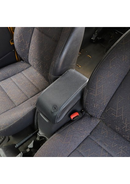 Jeep Wrangler Tj 1997-2006 Otomobil Merkezi Konsol Koltuk Kutusu Kapak Ped Iç Aksesuarları Pu Siyah (Yurt Dışından) fırsatları