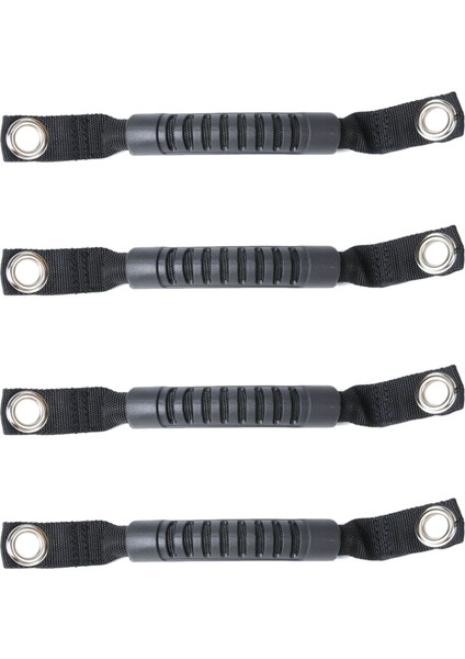 4pcs Grab Jeep Wrangler Jk Tj Için Siyah Arka Koltuk Emniyeti Tutma Yastıklı Rulo Çubukları (Yurt Dışından)