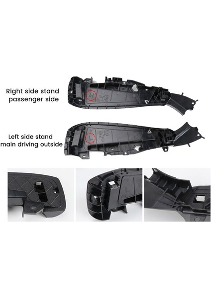 Araba Ön Sol Koltuk Tarafı Braket Alaşım Plastik Kapak Bmw 5 7 Serisi 520 730 X5 X6 Araç Aksesuarları (Yurt Dışından) fırsatları