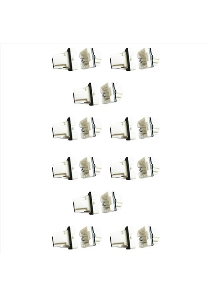 Peugeot Araç Modeli Için Citroen Için 20PCS Arka Koltuk Tokası 1609267180 (Yurt Dışından)