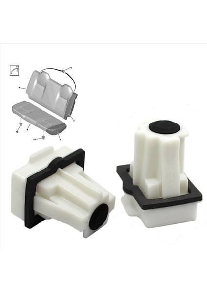 Peugeot Araç Modeli Için Citroen Için 20PCS Arka Koltuk Tokası 1609267180 (Yurt Dışından) fiyatları