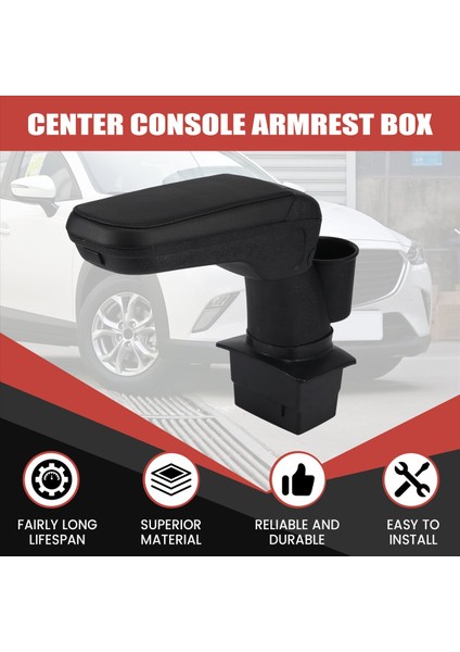 Araba Merkezi Kolçak Kutusu Yumruksuz Merkez Konsol Kol Semat Mazda Cx-3 2015-2018 Mazda 2 2020-2021 Için Kutu Depolama Kutusu (Yurt Dışından) fırsatları
