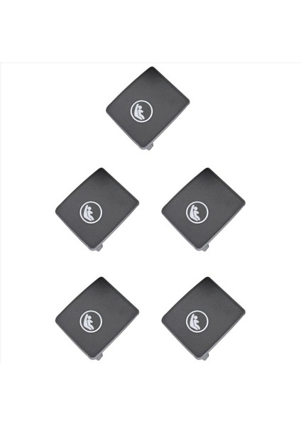 5x Araba Arka Koltuk Kancası Isofix Volvo Için Çocuk Kısıtlaması Volvo V60 V90 XC40 XC60 S60 S90 Araba Arka Koltuk Kancası Siyah (Yurt Dışından)