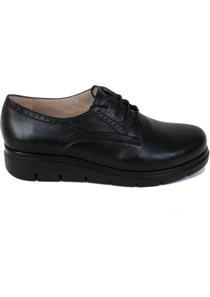 Siyah Kadın Hakiki Deri Günlük Ayakakabı 074.808