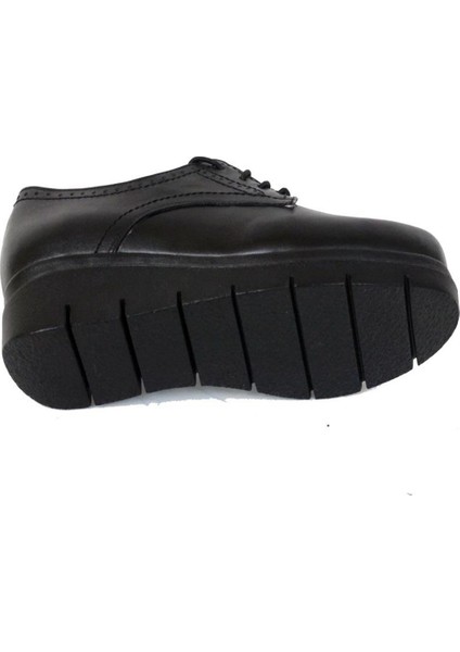 Siyah Kadın Hakiki Deri Günlük Ayakakabı 074.808 fırsatları