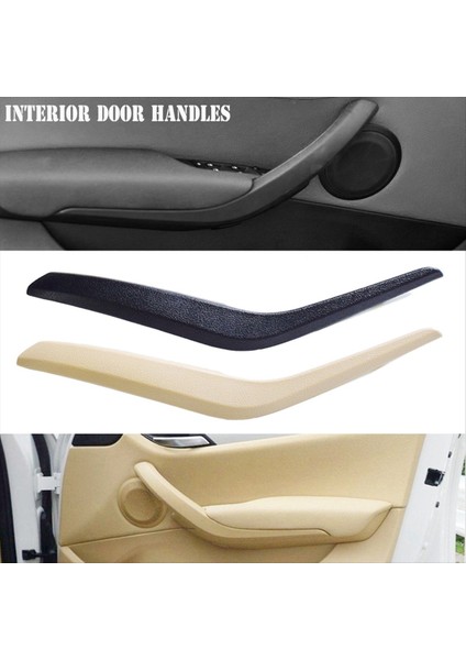Iç Kapı Kolu Kapak Kapısı Kol Dayama Paneli Döşeme Kapağı Bmw X1 E84 2010-2016 5141291777 51412991776 Mat Siyah (Yurt Dışından) fırsatları