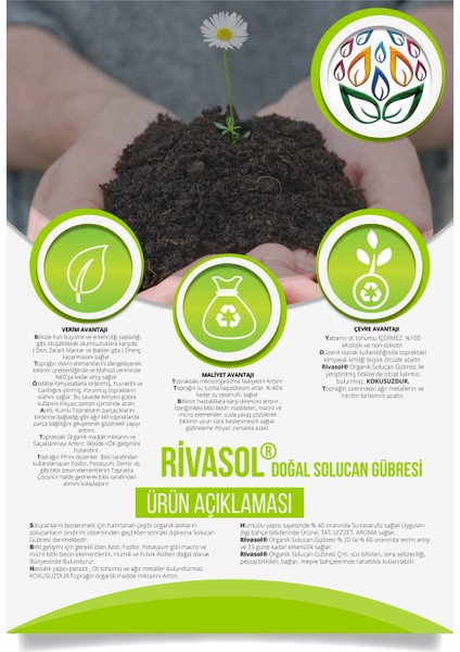 ® %100 Organik Solucan Gübresi 20 Kg modelleri