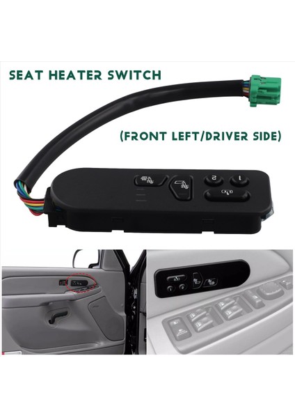 Ön Sol Koltuk Isıtıcı Anahtarı 15116863 Chevy Silverado 1500 2500 3500 Hd 2003-2007 (Yurt Dışından) fırsatları