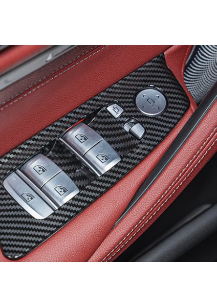 Araba Penceresi Anahtarı Panel Trim Kapı Kolçaklar Panel Bmw 5 Serisi G30 G38 2018-2023 Lhd Için Araba Iç Aksesuarları (Yurt Dışından) fiyatları
