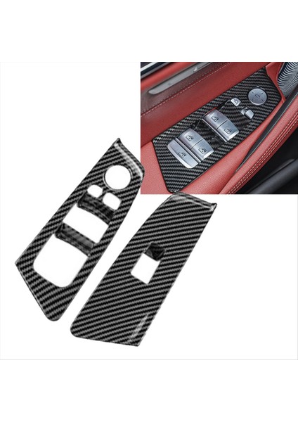 Araba Penceresi Anahtarı Panel Trim Kapı Kolçaklar Panel Bmw 5 Serisi G30 G38 2018-2023 Lhd Için Araba Iç Aksesuarları (Yurt Dışından) indirimleri