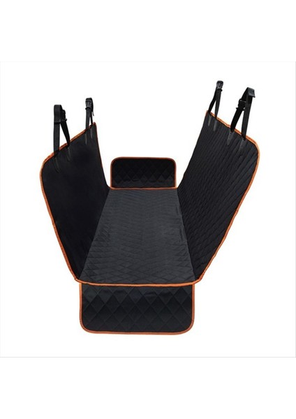 Araba Köpek Koltuk Kapağı Köpek Araba Hamak Arka Koltuk Anti-Kırpma Araba Koltuğu Koruyucu Makine Yıkanabilir Evcil Hayvan Araç Seyahat B (Yurt Dışından)