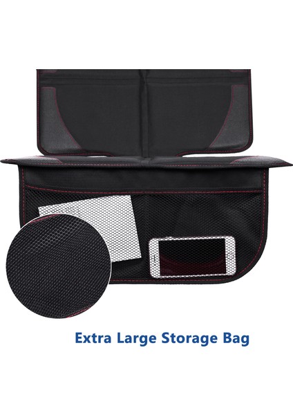 Araba Koltuk Koruyucusu Fahren 600D Su Geçirmez Kumaş Kaymaz Araba Koltuk Kapağı Kapağı Bebek Araba Koltukları ve 2 Depolama Net Cepli Köpek Evcil Hayvan Paspasları Için (Yurt Dışından) fırsatları