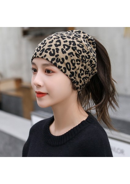 Anti-Soğuk Sıcak Yüz Değişim Boyun Atkı Kapağı Kafa Sonbahar ve Kış Yığılmış Kap Boyun Kapağı Çok Fonksiyonlu Örgü Erkek ve Kadın Bükülmüş Kap (Yurt Dışından)