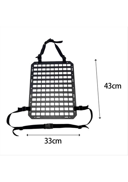 Araba Koltuğu Geri Molle Panel Araba Için Molle Panel Organizatörü Suv Kamyonu Edc Torbası Alet Aksesuarları Için Ekipman Modüler (Yurt Dışından) indirimleri