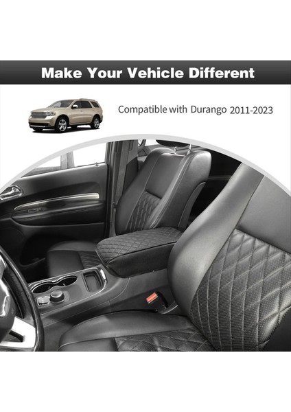 Dodge Durango 2011-2023 Için Orta Konsol Koltuk Kutusu Kapak Kolçak Koruyucu Pad Iç Aksesuarlar (Yurt Dışından) modelleri