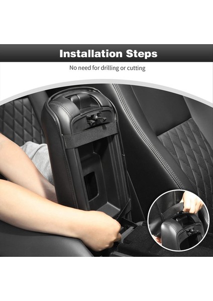 Dodge Durango 2011-2023 Için Orta Konsol Koltuk Kutusu Kapak Kolçak Koruyucu Pad Iç Aksesuarlar (Yurt Dışından) indirimleri