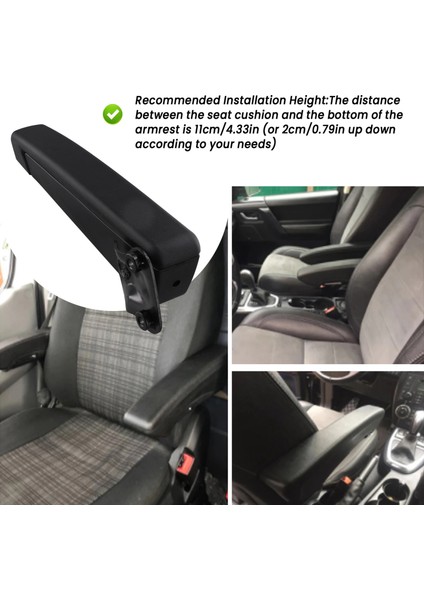 Araba Koltuğu Kolçak Ayarlanabilir 0-120 ° Aralık Sağ Kol Dinlenme Evrensel Iveco Karavan (Yurt Dışından) indirimleri