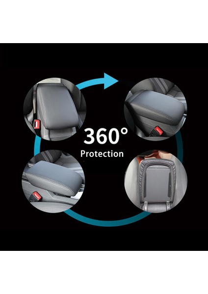 Araba Deri Kolçak Kutusu Kapak Merkezi Konsol Kolu Honda/civic 8th Gen 2006-2011 Siyah Hat Için Destek Kapakları (Yurt Dışından) modelleri