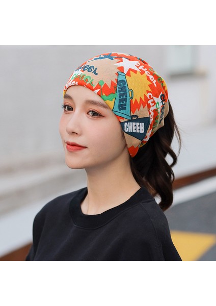 Anti-Soğuk Sıcak Yüz Değişim Boyun Atkı Kapağı Kafa Sonbahar ve Kış Yığılmış Kap Boyun Kapağı Çok Fonksiyonlu Örgü Erkek ve Kadın Bükülmüş Kap (Yurt Dışından)