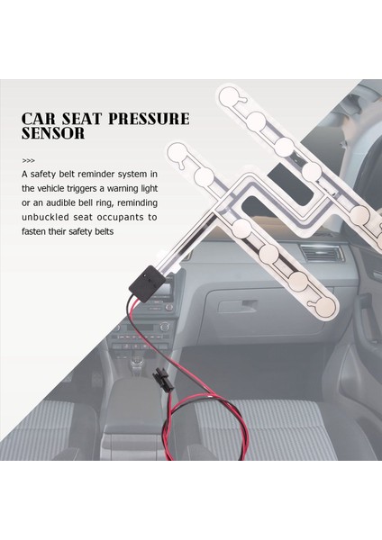 Evrensel Araba Koltuğu Basınç Sensörü Güvenlik Kemeri Uyarı Hatırlatma Pedi Işgal Edilen Oturum Alarm Aksesuar A (Yurt Dışından) fiyatları