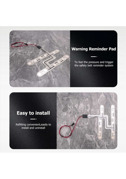 Evrensel Araba Koltuğu Basınç Sensörü Güvenlik Kemeri Uyarı Hatırlatma Pedi Işgal Edilen Oturum Alarm Aksesuar A (Yurt Dışından) fırsatları