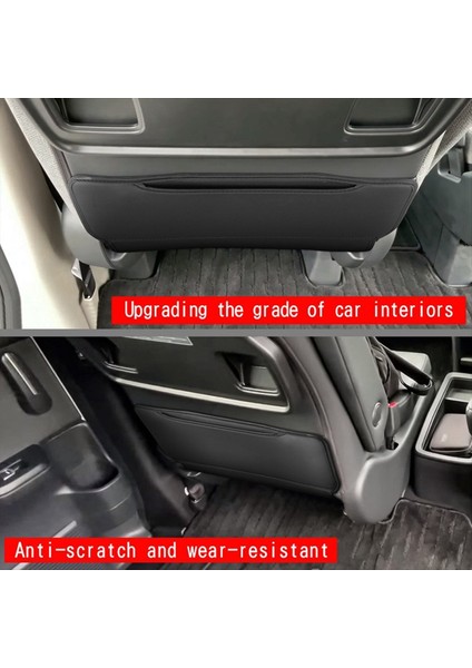 Araba Pu Deri Yolcu Koltuğu Arka Koruma Pedi Honda Stepwgn Rp8 Araba Koltuğu Anti-Tekme Ped Iç Aksesuarları (Yurt Dışından) indirimleri
