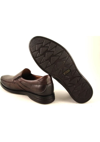 35301-H Kahverengi Hakiki Deri Erkek Geniş Kalıp Ayakkabı modelleri