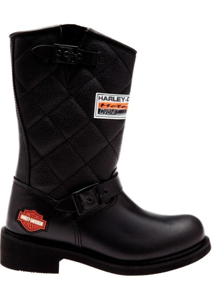 Laconıa 644 Black (Siyah) Yağlı Deri Kadın Günlük