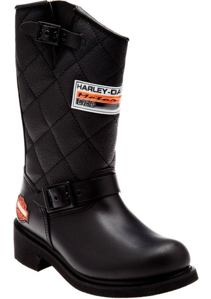 Laconıa 644 Black (Siyah) Yağlı Deri Kadın Günlük